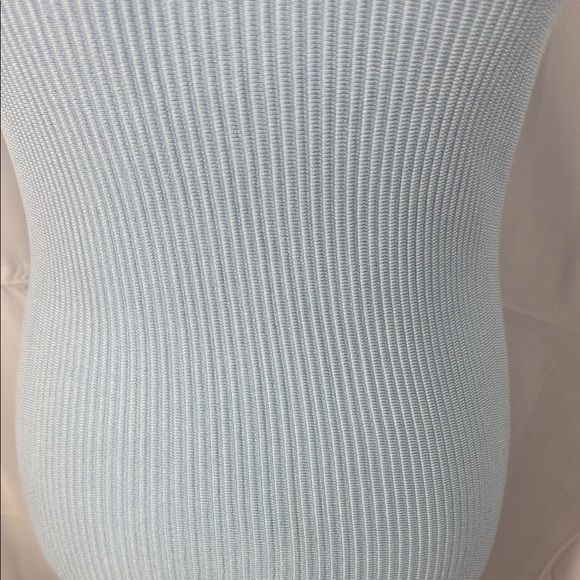 House of Harlow 1960 Blue Halter Neck Ribbed Dress Size Small - Picture 7 of 8